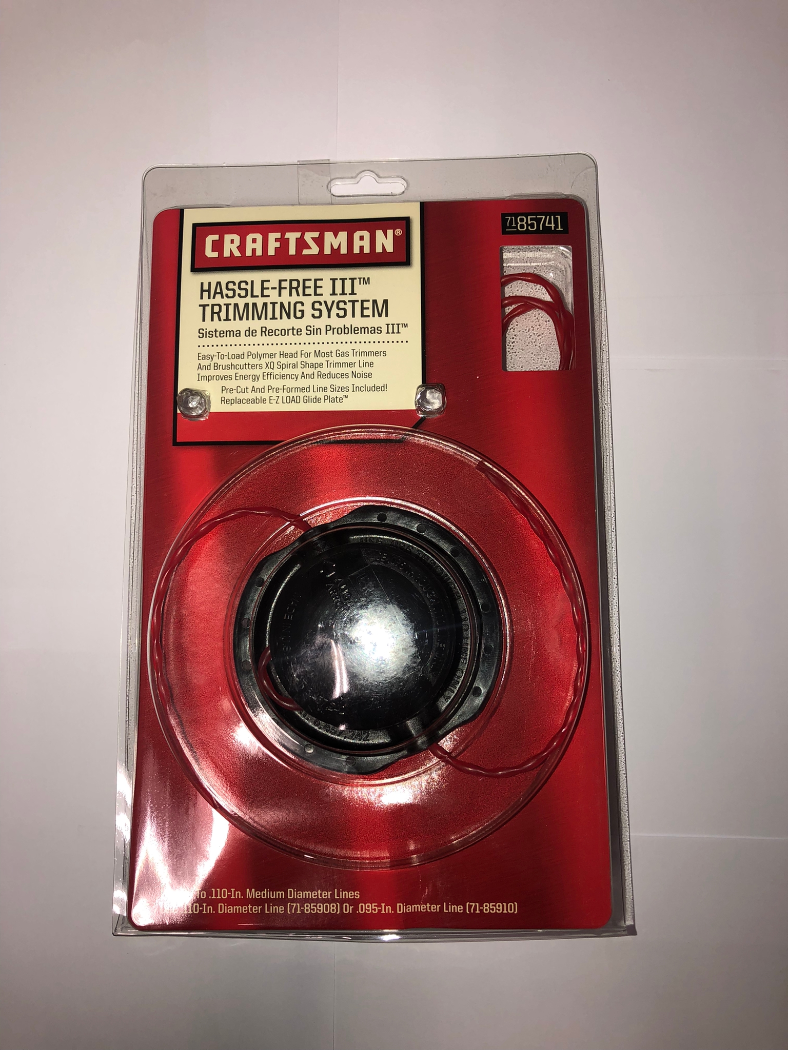 Genuine Craftsman Trimmer Part 753-08170, Fixed Line Bump Head Assembly